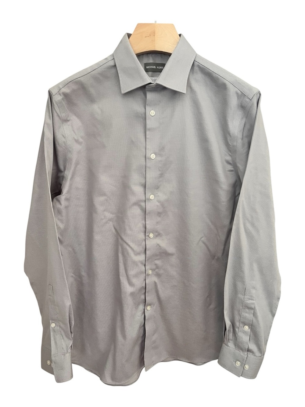 Michael Kors Men's Dress Shirt in Light Gray
